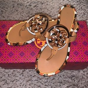Tory Burch Enamel Miller Sandal